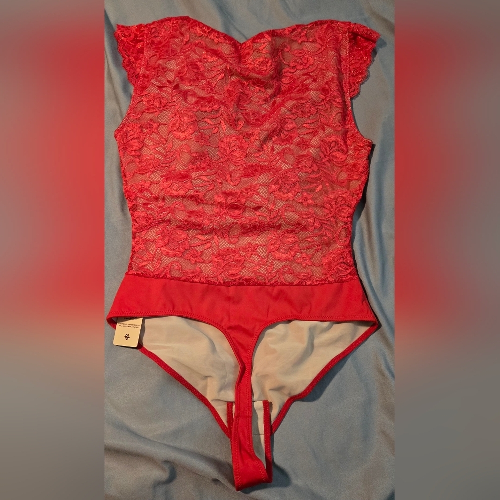 Popilush V-neck Sleeveless Sculpting Lace Bodysuit #510 - Picture 2 of 12